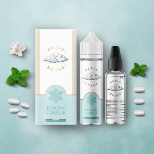 Eliquide Flocon Vanillé 60ml de la marque Petit Nuage