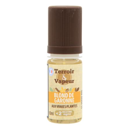 Eliquide Blond de Garonne 10ml de la marque Terroir & Vapeur