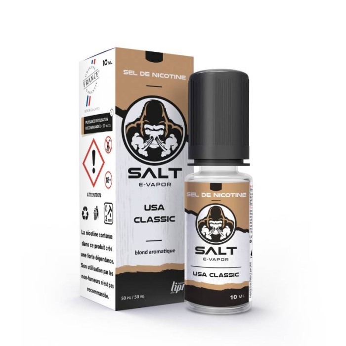 Eliquide USA Classic en Sels de nicotine, Le French Liquide