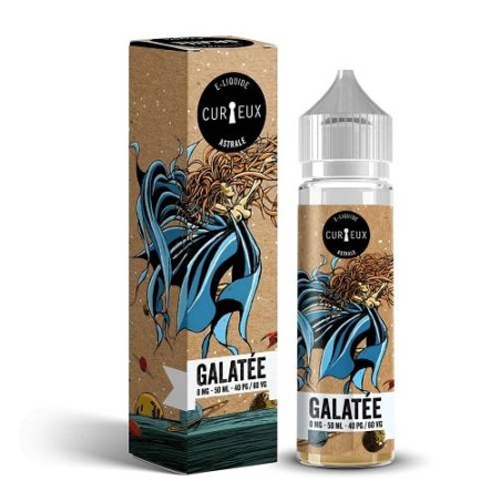 Eliquide Galatée 50ml de la marque Curieux, base végétale