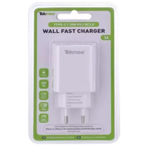 Chargeur mural USB et Type C 3A de la marque Tekmee