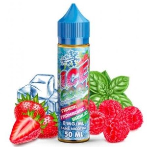 Eliquide Fraise Framboise Basilic 50ml Ice Cool Liquidarom