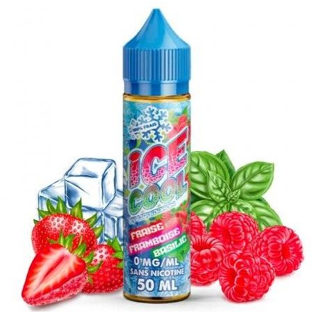 Eliquide Fraise Framboise Basilic 50ml Ice Cool Liquidarom