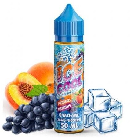 Eliquide Pêche Raisin 50ml par Ice Cool by Liquidarom