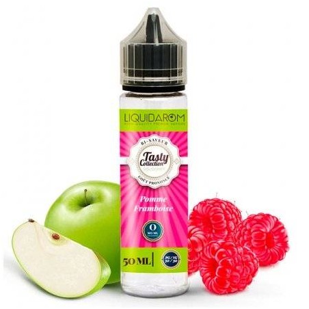 Eliquide Pomme Framboise 50ml de la gamme Tasty Collection