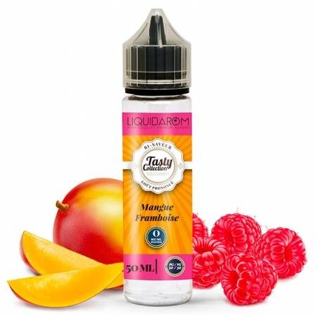 Eliquide Mangue Framboise 50ml de la gamme Tasty Collection