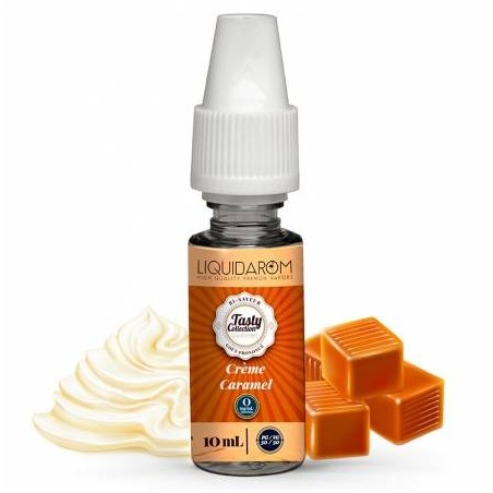 Eliquide Crème Caramel 10ml de la gamme Tasty Collection