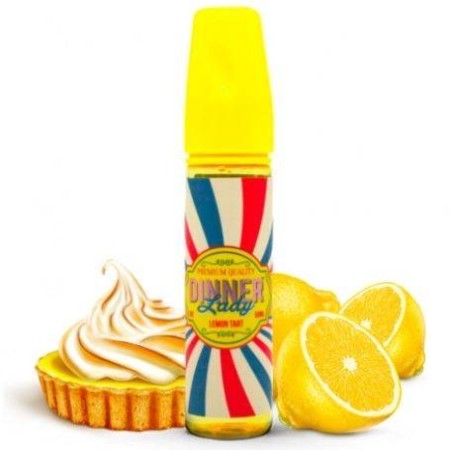 Eliquide Lemon Tart 50ml du fabricant Anglais Dinner Lady