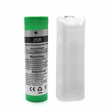 Accu INR 25R 18650 2500mAh 35A de la marque Samsung