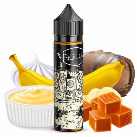 Eliquide Baanana Trip 50ml de la marque Religion Juice