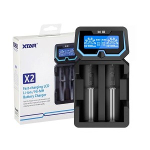 Pack Chargeur X2 Xtar + 2 accus VTC6 de la marque Sony