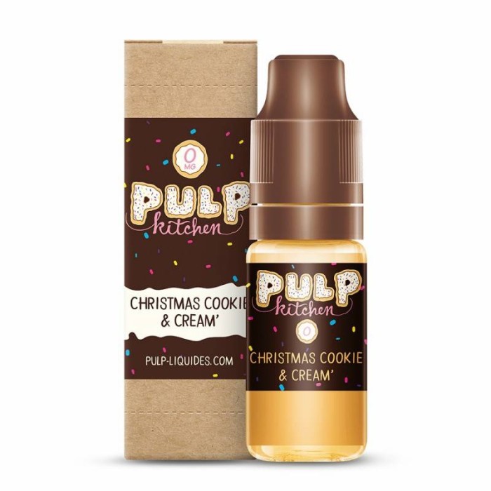 Eliquide Christmas Cookie & Cream 10ml - Pulp Kitchen - Pulp