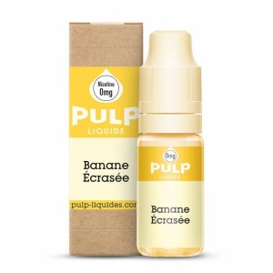 Eliquide Banane Ecrasée 10ml du fabricant français Pulp