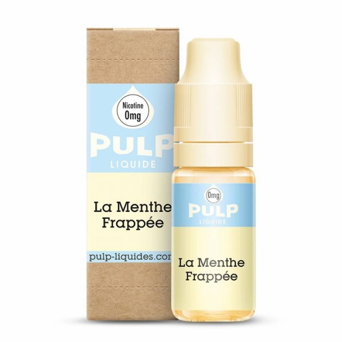 Eliquide La Menthe Frappée 10ml du fabricant français Pulp