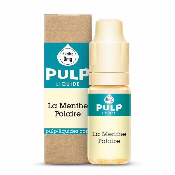 Eliquide La Menthe Polaire 10ml du fabricant français Pulp