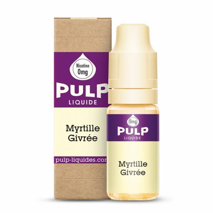 Eliquide Myrtille Givrée 10ml du fabricant français Pulp