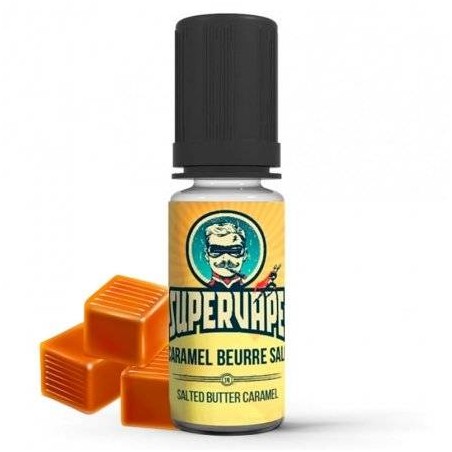 Arôme concentré Caramel Beurre Salé 10ml, marque SuperVape