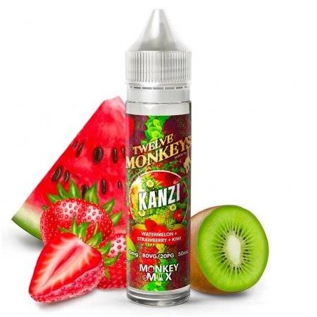 Eliquide Kanzi 50ml de la marque canadienne Twelve Monkeys