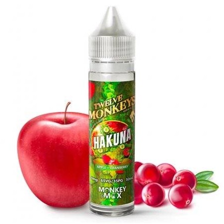 Eliquide Hakuna 50ml de la marque canadienne Twelve Monkeys