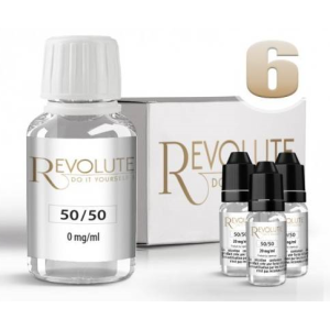 Pack DIY 50/50 6mg 100 ml par le fabricant français Revolute