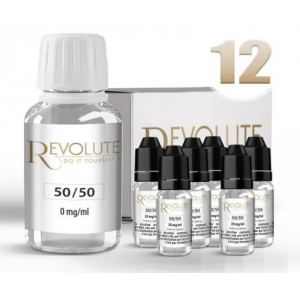 Pack DIY 50/50 12mg 100 ml par le fabricant français Revolute