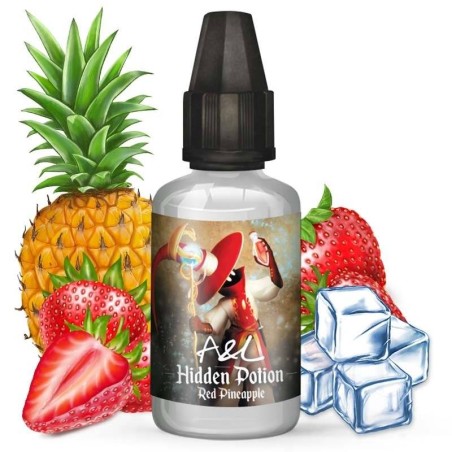 Arôme concentré Red Pineapple 30ml, gamme A&L Hidden Potion