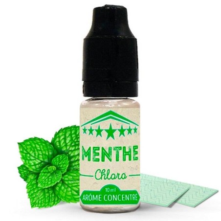 Arôme concentré Menthe Chlorophylle 10ml de la marque VDLV