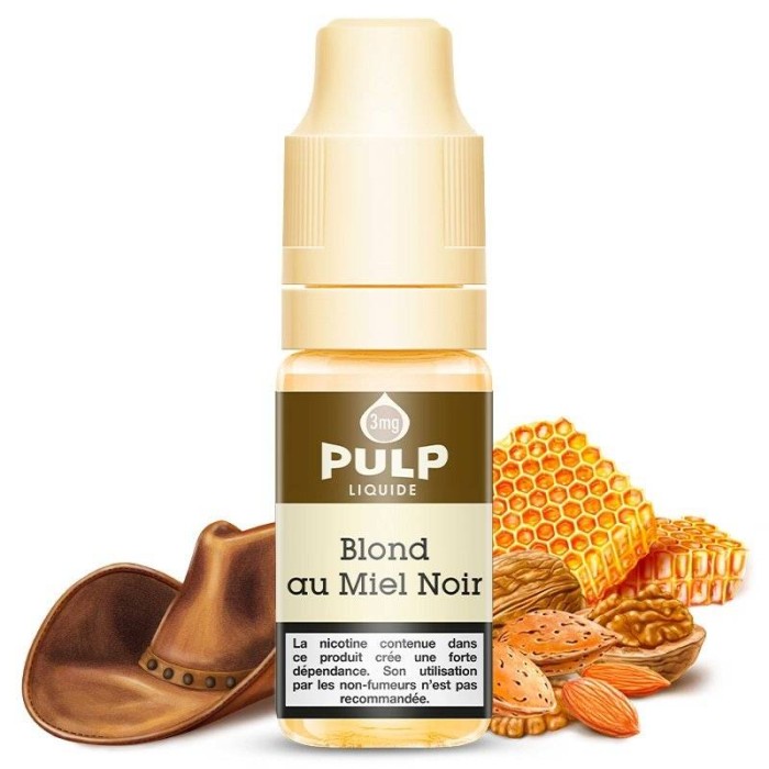 Eliquide Blond au Miel Noir 10ml du fabricant français Pulp