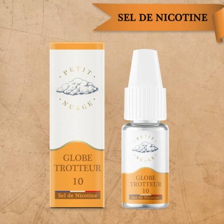 liquide Globe Trotteur en Sels de nicotine par Petit Nuage