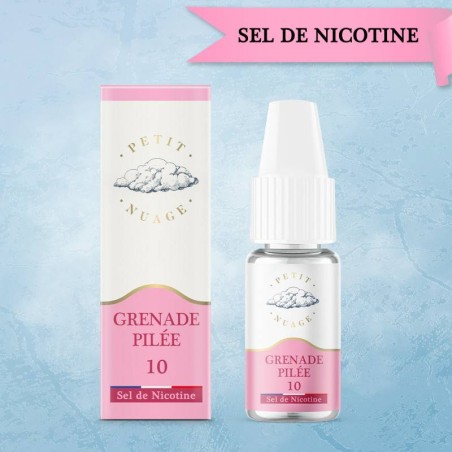 Eliquide Grenade Pilée en Sels de nicotine par Petit Nuage