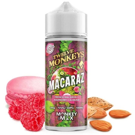 Eliquide Macaraz 100ml de marque canadienne Twelve Monkeys