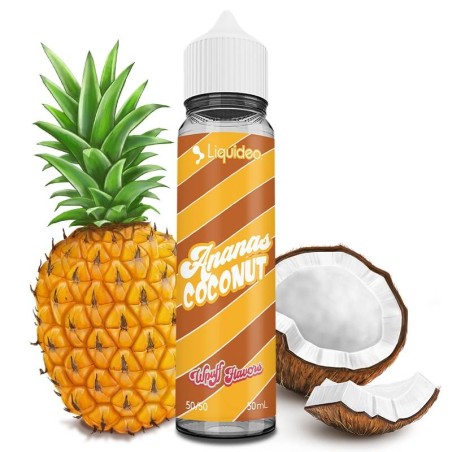 Eliquide Ananas Coconut 50ml Wpuff Flavors par Liquideo