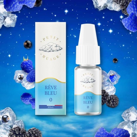 Eliquide Rêve Bleu 10ml de la marque française Petit Nuage