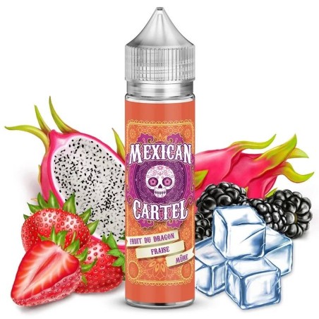 Eliquide Fruit du Dragon Fraise Mûre 50ml par Mexican Cartel