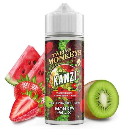 Eliquide Kanzi 100ml de la marque canadienne Twelve Monkeys