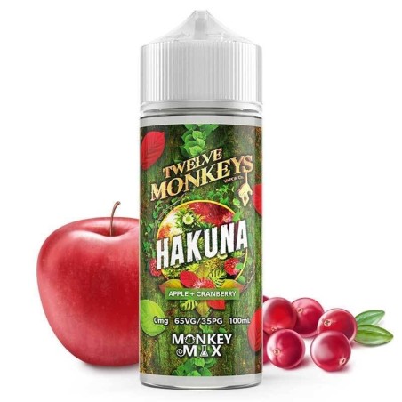 Eliquide Hakuna 100ml de la marque canadienne Twelve Monkeys