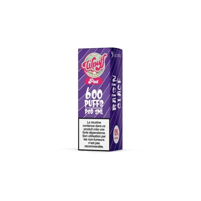 Cartouche Wpuff Raisin glacé 2ml de la marque Liquideo