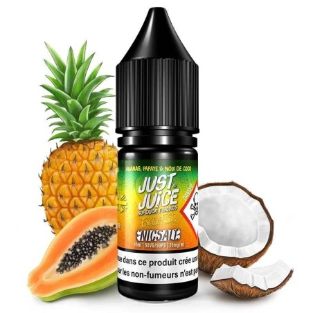 Eliquide Nic Salt Pineapple Papaya & Coconut par Just Juice