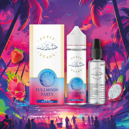 Eliquide Fullmoon Party 60ml, marque française Petit Nuage