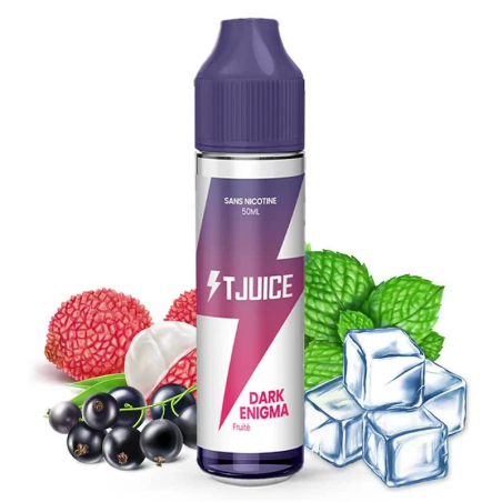 Eliquide Dark Enigma 50ml, grand format de la marque T Juice