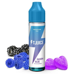 Eliquide Raven Blue 50ml, grand format de la marque T Juice