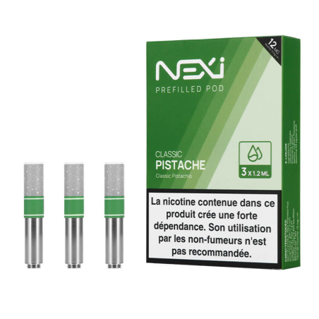 Pack de 3 cartouches Classic Pistache Pod Nexi One Aspire