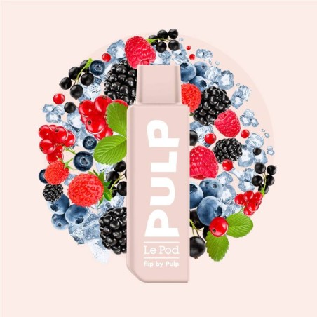 Cartouche Le Pod Flip Fruits Rouges Glacés de la marque Pulp