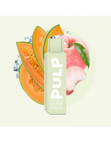 Cartouche Le Pod Flip Pêche Melon Glacés de la marque Pulp