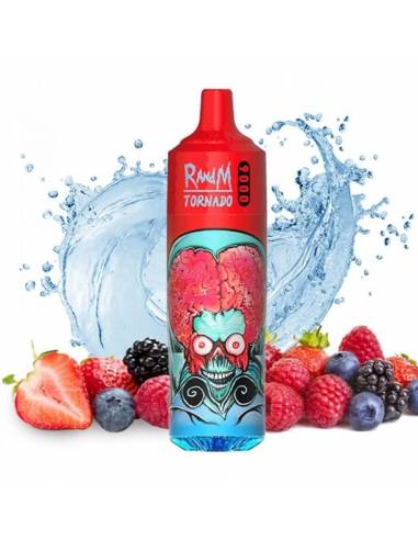 Mixed Berries Fruits rouges 9000 puffs de la marque RandM