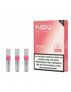 Pack de 3 cartouches Pêche Glacée pour Pod Nexi One Aspire