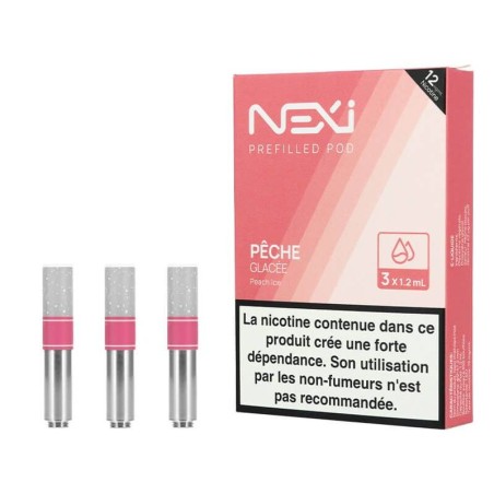 Pack de 3 cartouches Pêche Glacée pour Pod Nexi One Aspire