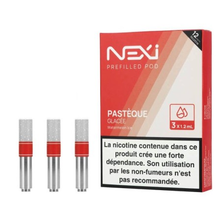 Pack de 3 cartouches Pastèque Glacée pour Pod Nexi One Aspire