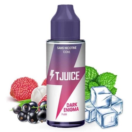 Eliquide Dark Enigma 100ml, grand format de marque T Juice