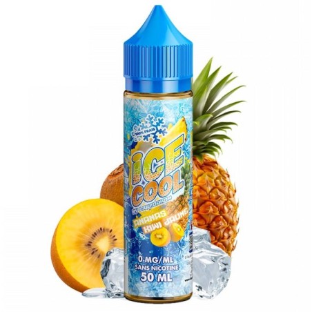 Eliquide Ananas Kiwi Jaune 50ml de Ice Cool par Liquidarom